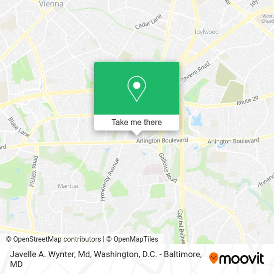 Javelle A. Wynter, Md map