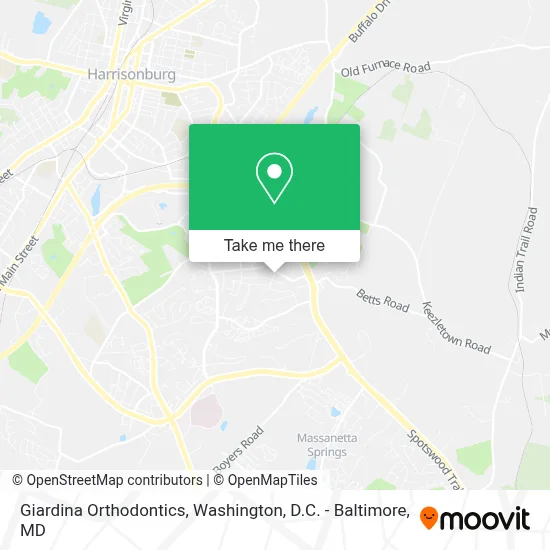Giardina Orthodontics map