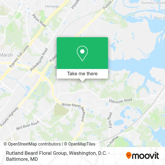 Rutland Beard Floral Group map