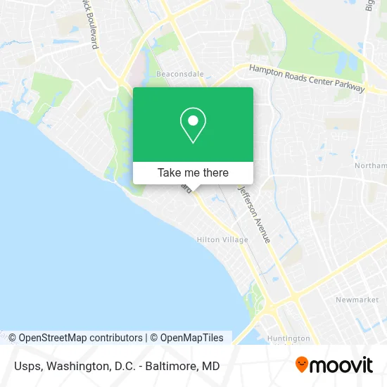 Usps map