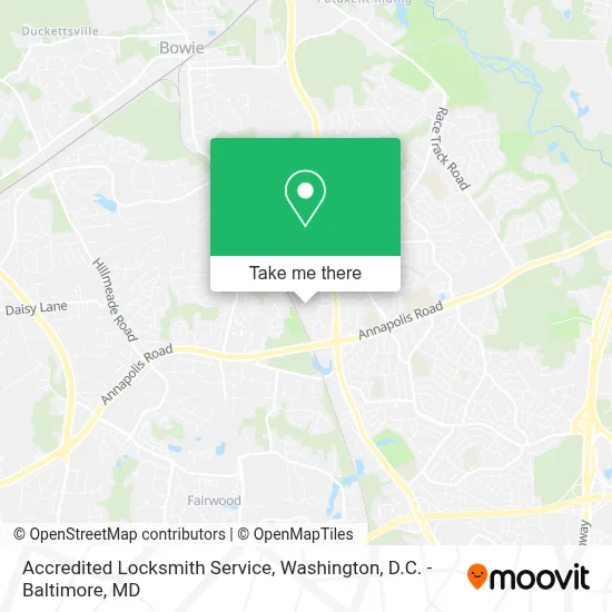 Accredited Locksmith Service map