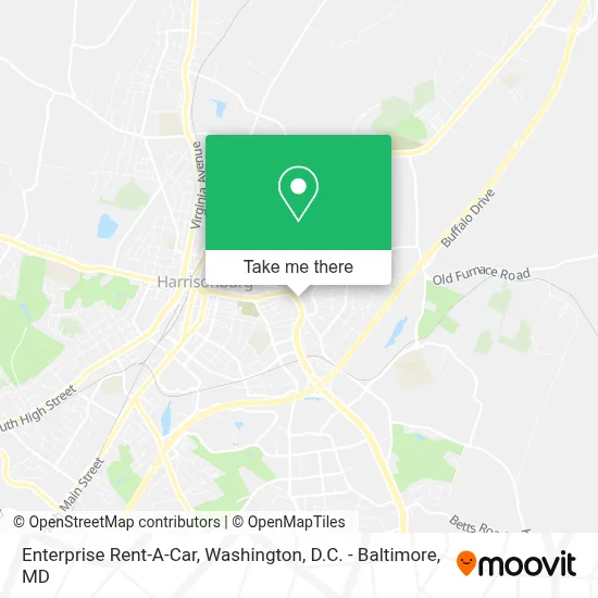 Enterprise Rent-A-Car map