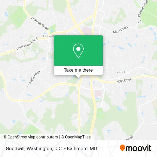 Goodwill map