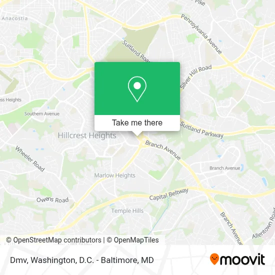 Dmv map