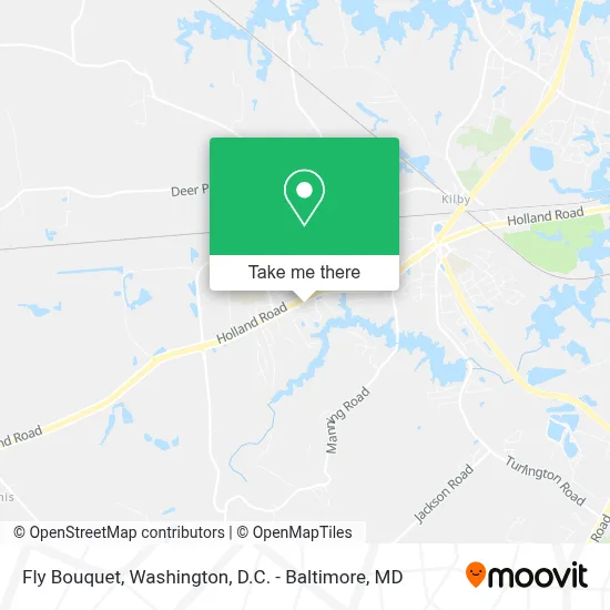 Fly Bouquet map