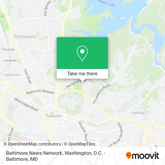 Baltimore News Network map