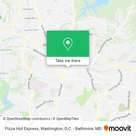 Pizza Hut Express map