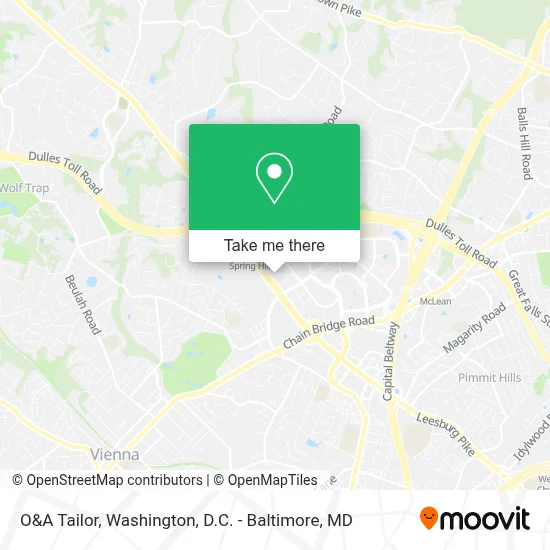 O&A Tailor map