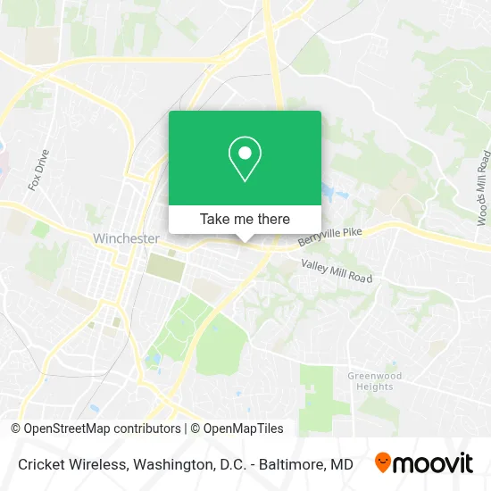 Cricket Wireless map