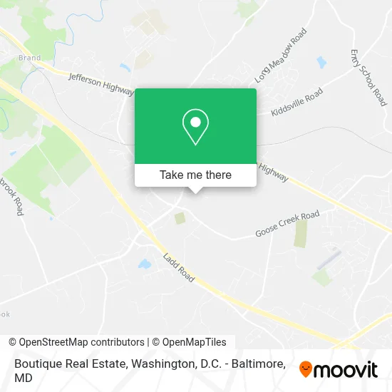 Boutique Real Estate map