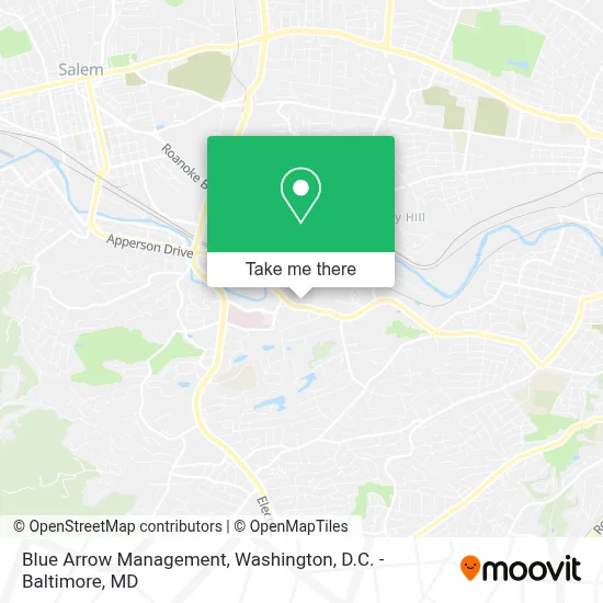 Blue Arrow Management map