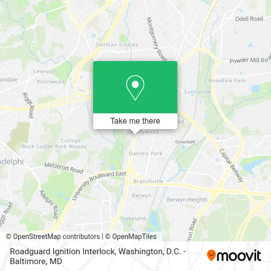 Roadguard Ignition Interlock map