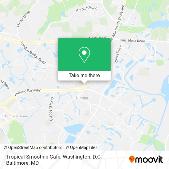 Tropical Smoothie Cafe map