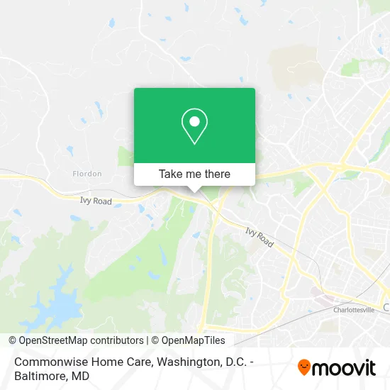 Commonwise Home Care map