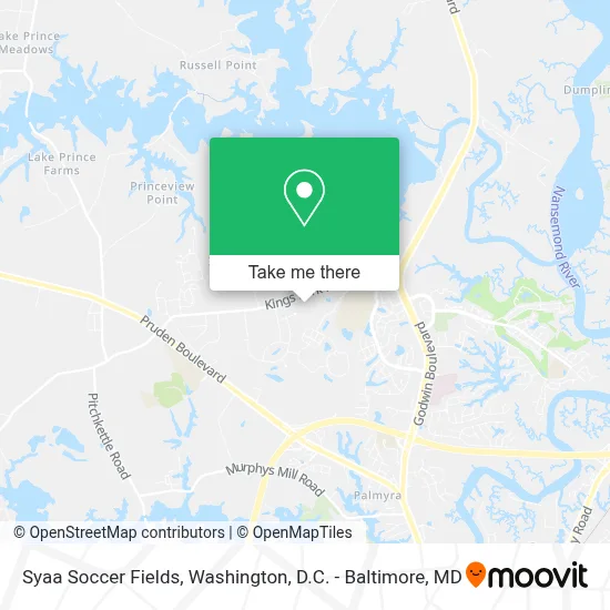 Syaa Soccer Fields map