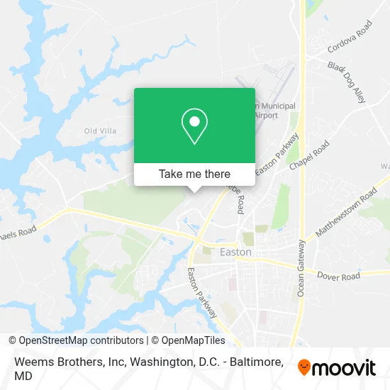 Weems Brothers, Inc map