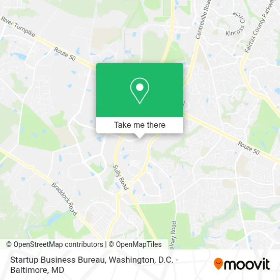 Startup Business Bureau map