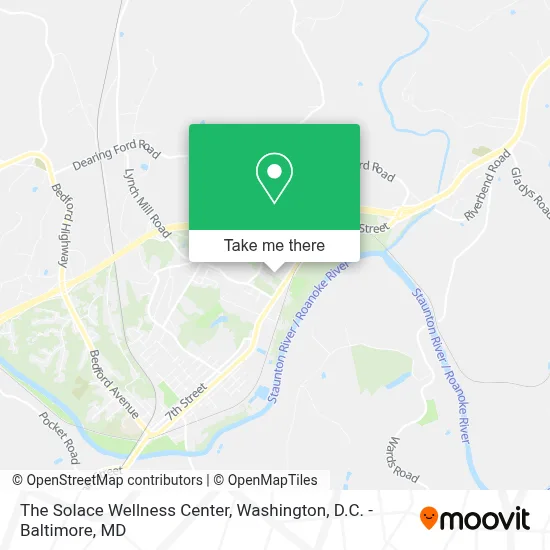 The Solace Wellness Center map