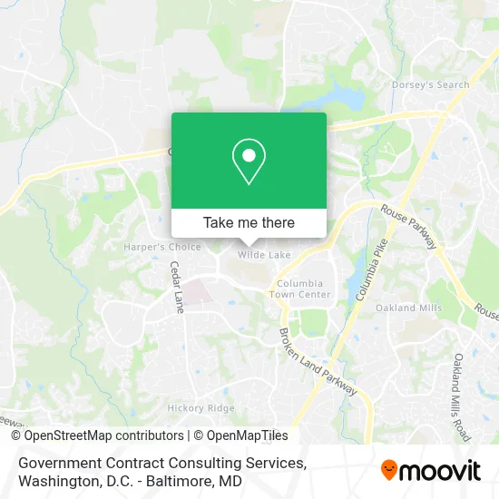 Government Contract Consulting Services map