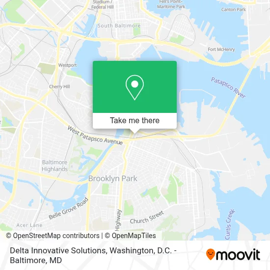 Delta Innovative Solutions map