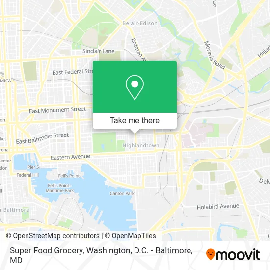 Super Food Grocery map