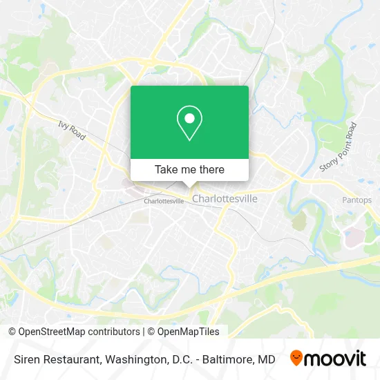 Siren Restaurant map