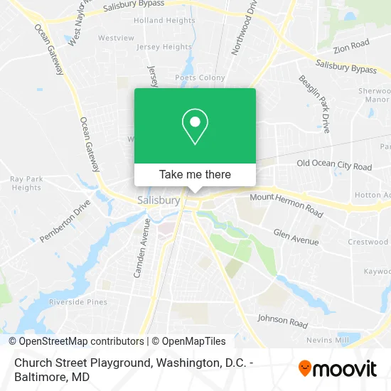 Church Street Playground map