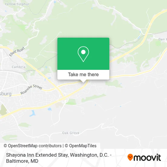 Shayona Inn Extended Stay map