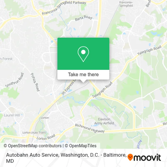 Autobahn Auto Service map