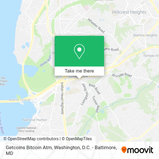 Getcoins Bitcoin Atm map