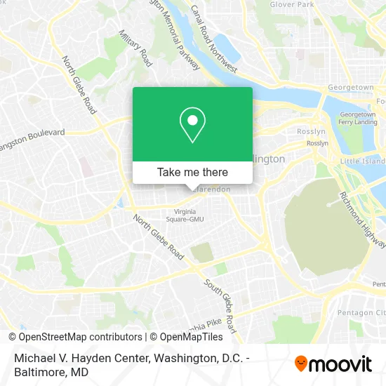 Michael V. Hayden Center map