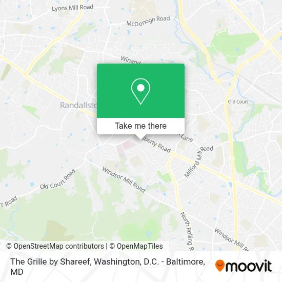 The Grille by Shareef map