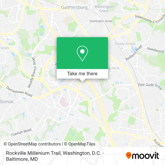 Rockville Millenium Trail map