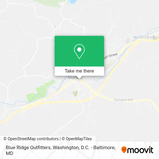 Blue Ridge Outfitters map
