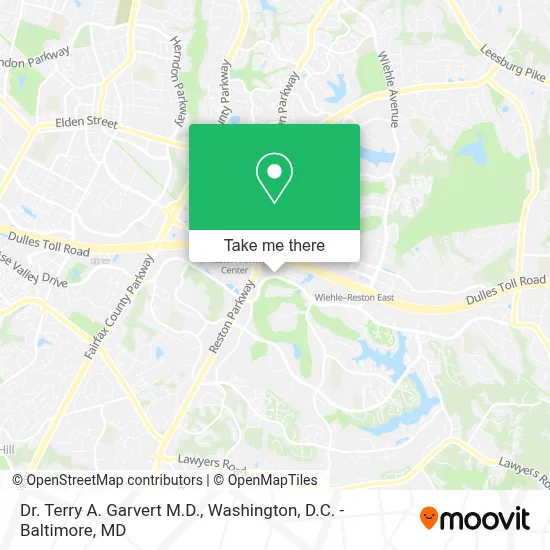 Dr. Terry A. Garvert M.D. map