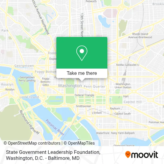 State Government Leadership Foundation map