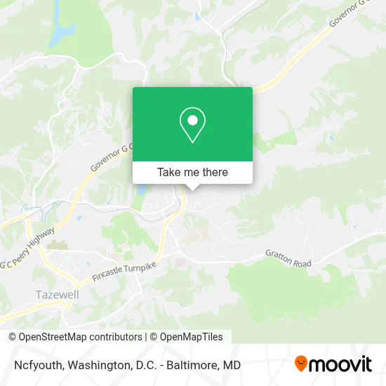 Ncfyouth map