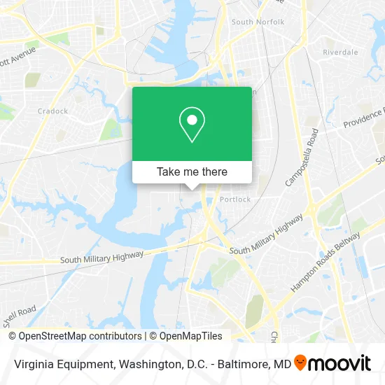 Virginia Equipment map