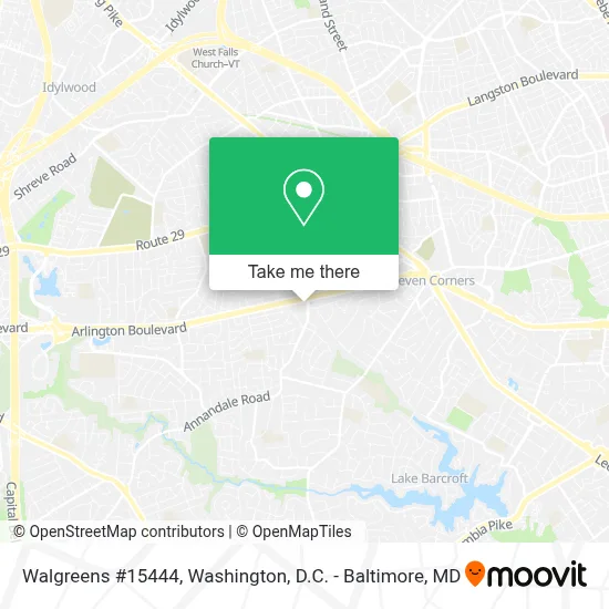 Walgreens #15444 map