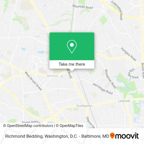 Richmond Bedding map