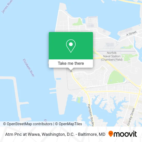 Atm Pnc at Wawa map
