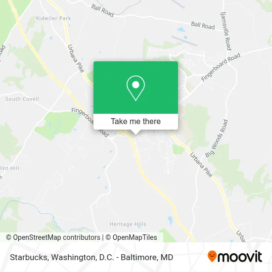 Starbucks map