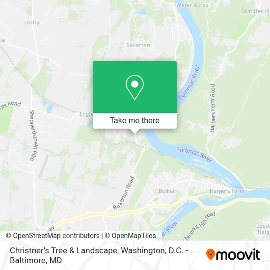 Christner's Tree & Landscape map