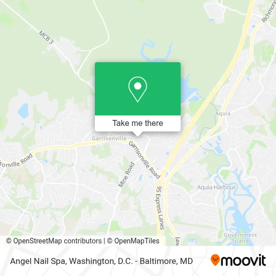 Angel Nail Spa map