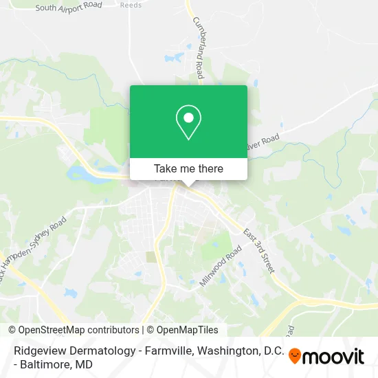 Ridgeview Dermatology - Farmville map
