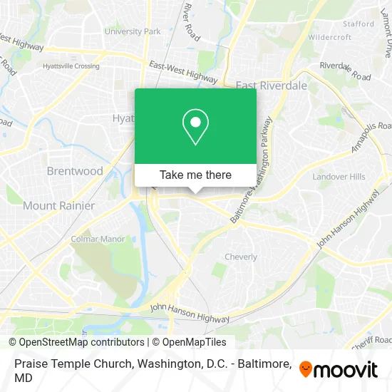 Praise Temple Church map