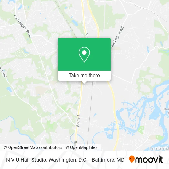N V U Hair Studio map