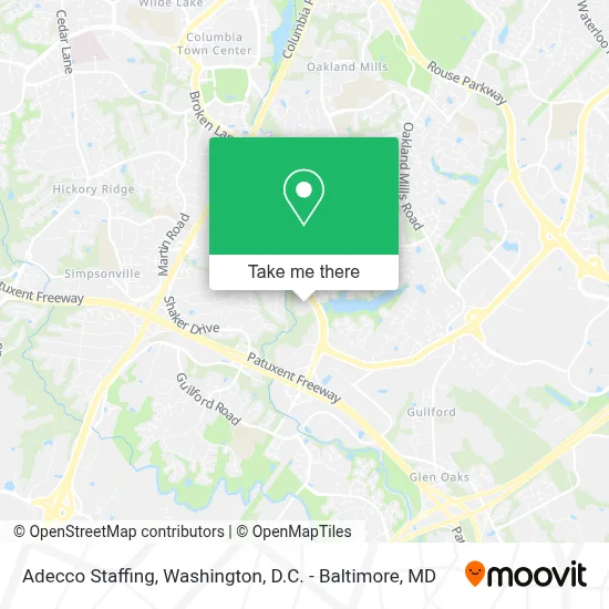 Adecco Staffing map