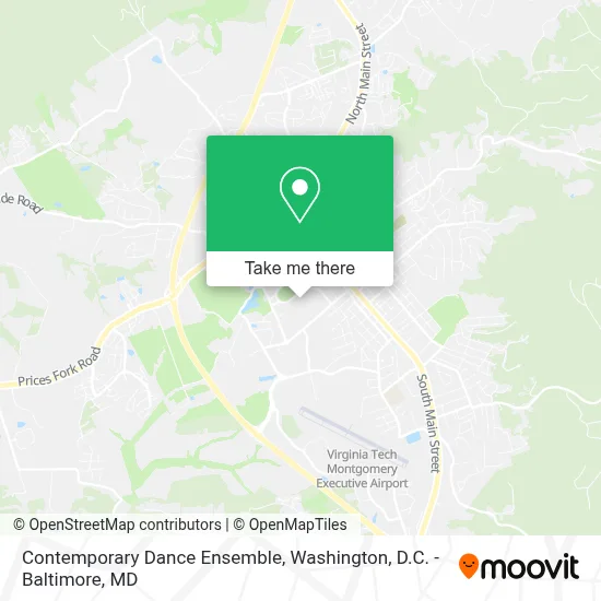 Contemporary Dance Ensemble map