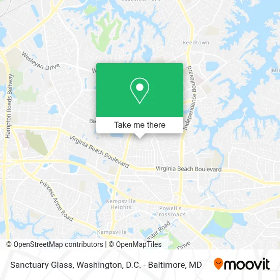 Sanctuary Glass map